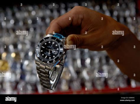 man selling fake watches